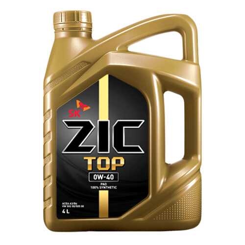 Моторное масло Zic Top 0W-40 4л в Газпром