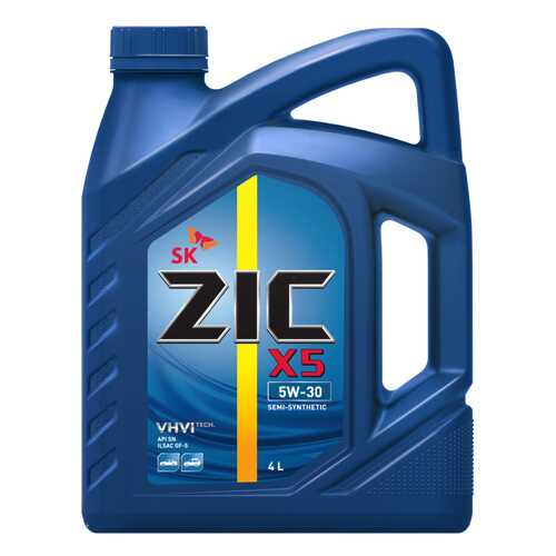 Моторное масло Zic X5 5W-30 4л в Газпром