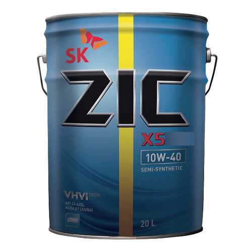 Моторное масло Zic X5 Diesel 10W-40 20л в Газпром