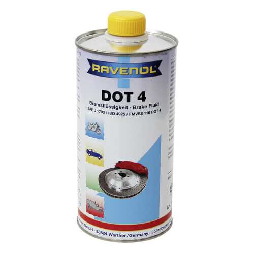 Тормозная жидкость RAVENOL DOT 4 1л 1350601-001-01-000 в Газпром