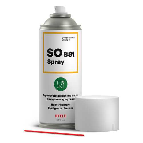 Термостойкое цепное масло с пищевым допуском EFELE SO-881 SPRAY (520 мл) в Газпром