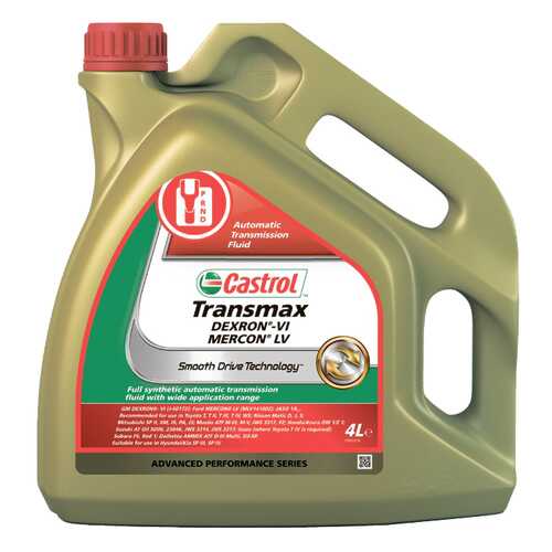 Трансмиссионное масло Castrol Transmax Dexron® VI Mercon® LV 4л 156CAB в Газпром