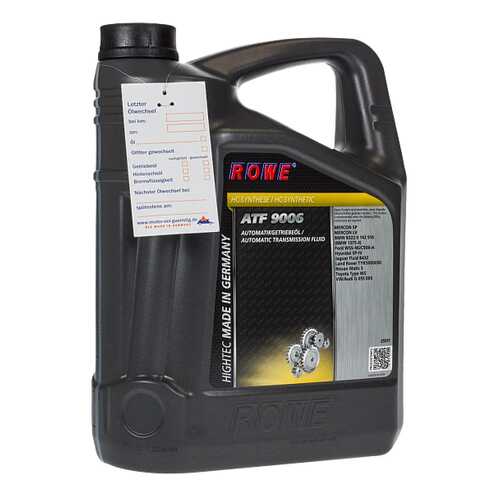 Трансмиссионное масло Rowe HIGHTEC ATF 5л 25051-0050-03 в Газпром