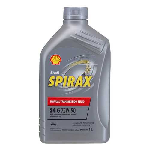 Трансмиссионное масло Shell Spirax S4 G 75W90 75w90 1л 550027967 в Газпром