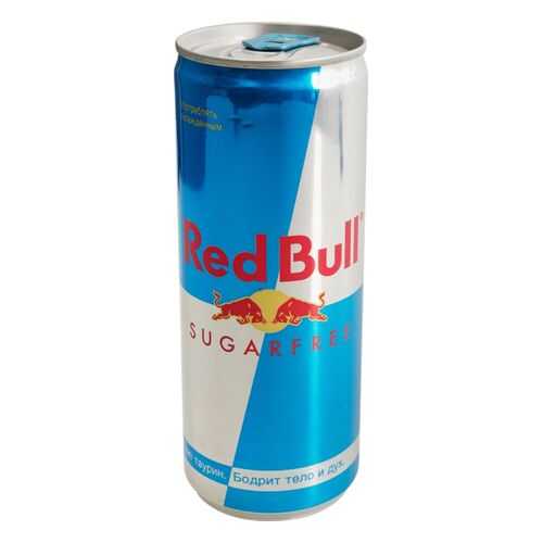 Напиток энергетический Red Bull без сахара жестяная банка 0.25 л в Газпром