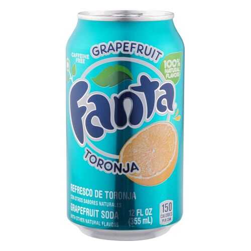 Напиток безалкогольный сильногазированный Fanta grapefruit жестяная банка 0.355 л в Газпром