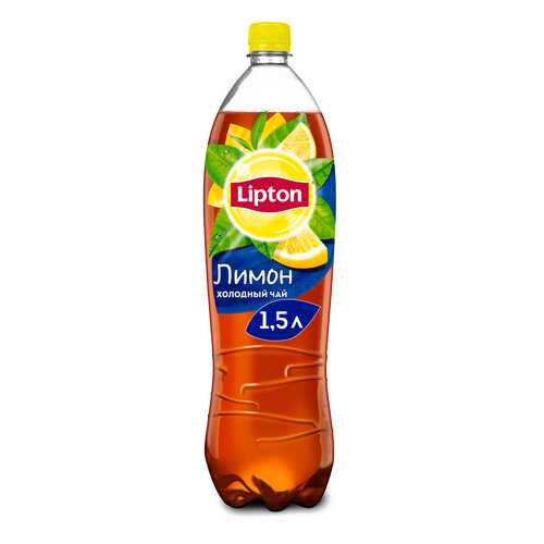 Чай черный Lipton лимон 1.5 л в Газпром