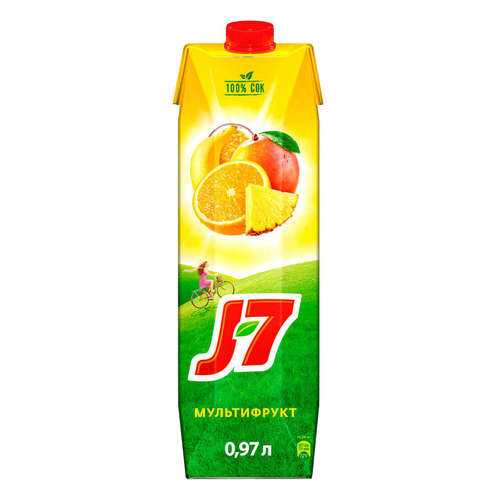 Нектар J-7 Мультифрукт с мякотью 970мл в Газпром