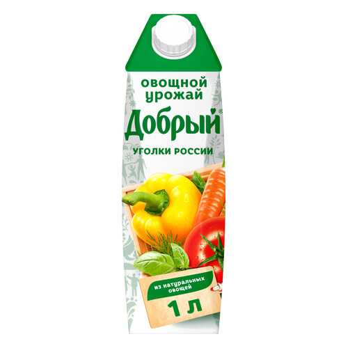 Нектар мультиовощной Добрый овощной урожай 1 л в Газпром